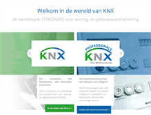 Tablet Screenshot of knx-professionals.nl
